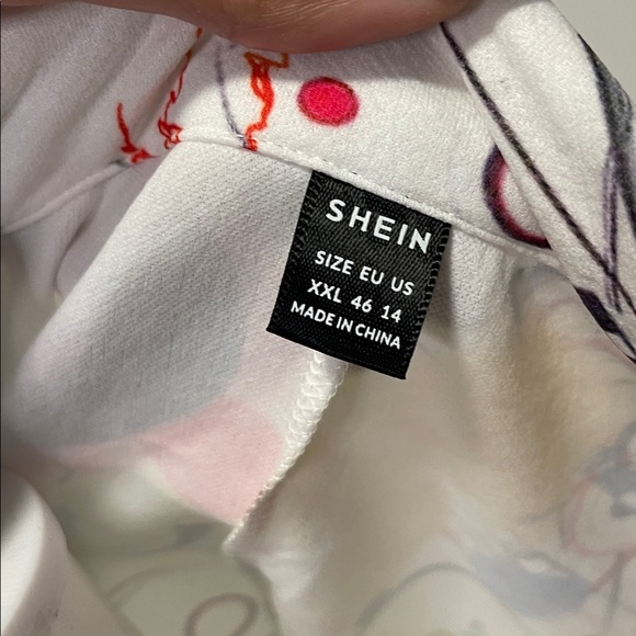 LIKE NEW SHEIN Multicolor Abstract Blazer - Picture 5 of 5